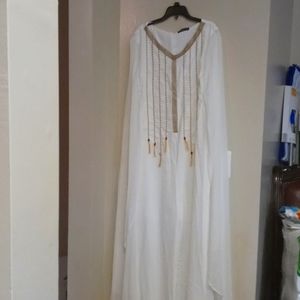 Formal dress ,White dinner dress